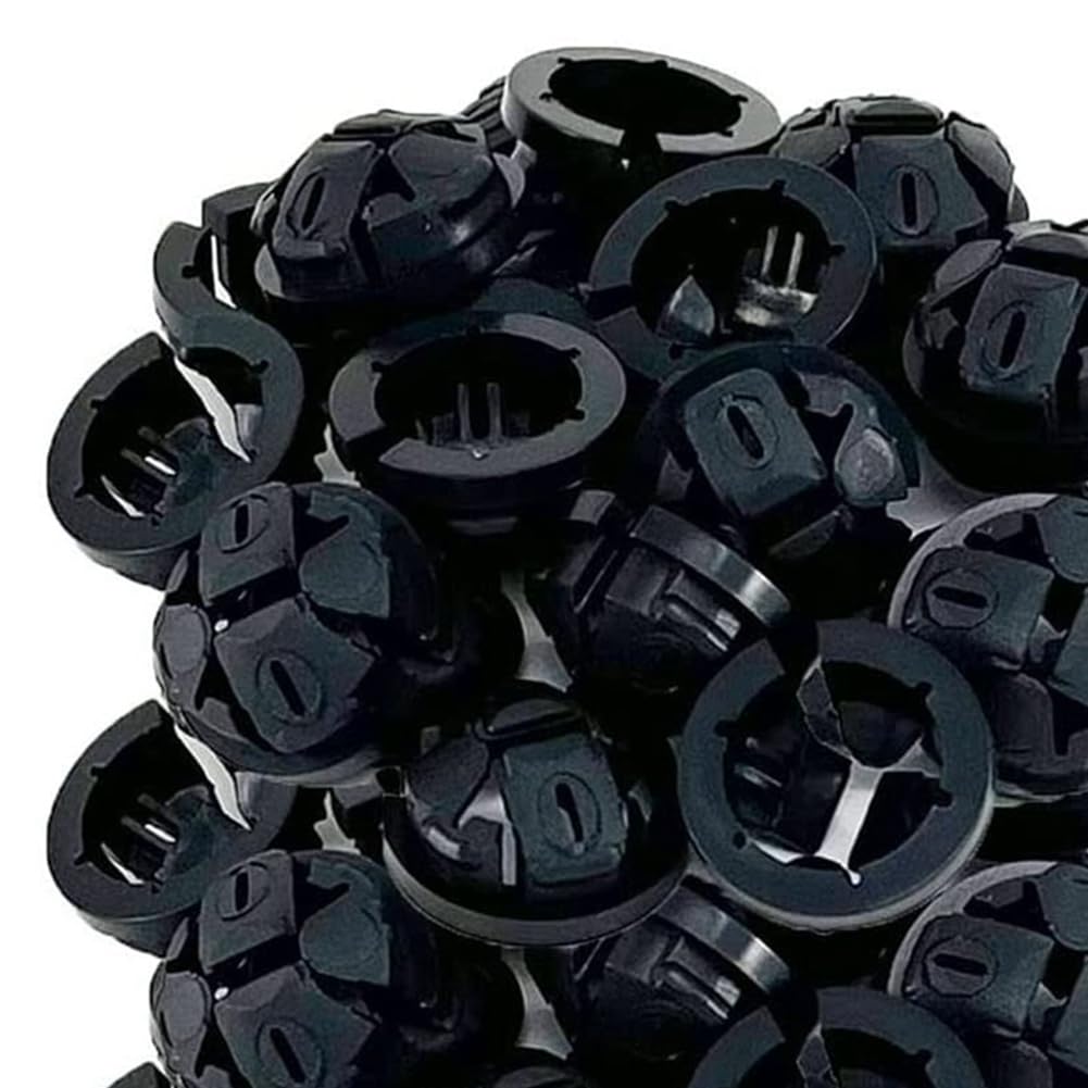 150 Stück Kabelverbinder – Nylon, Für 3/8-1/2 Zoll Kabel, Steck-System, Grau