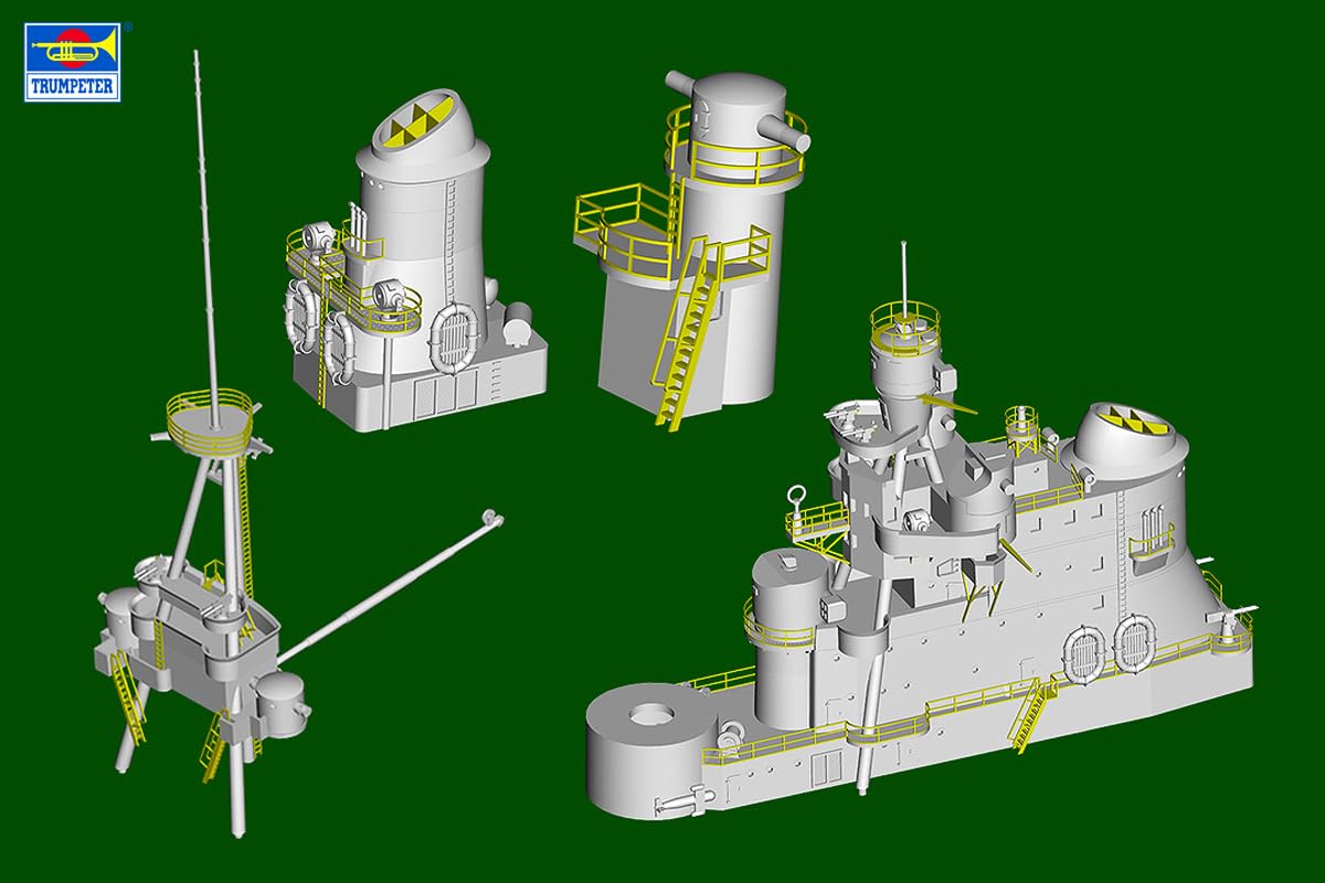 Trumpeter 05381 Italian Heavy Cruiser Pola 1/350 - Kit di modellismo in plastica