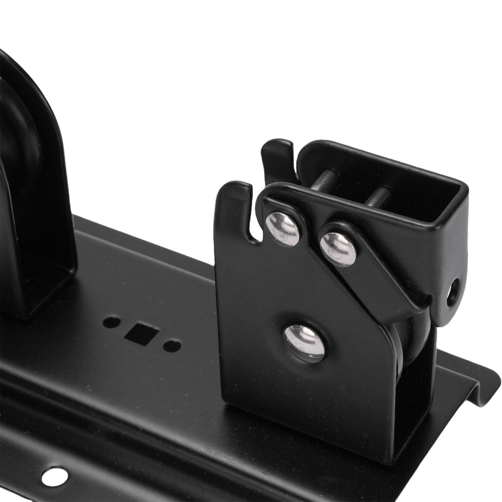 Fockety Système de levage à poulie pour garage, palan de rangement au plafond robuste, 3,7 m de haut, 68 kg, système de poulie à câble grande capacité pour caisse de chargement