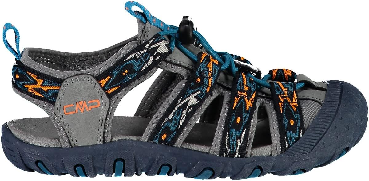 CMP Jungen Unisex Kinder Hiking Sandalen mit Veloursleder-Obermaterial