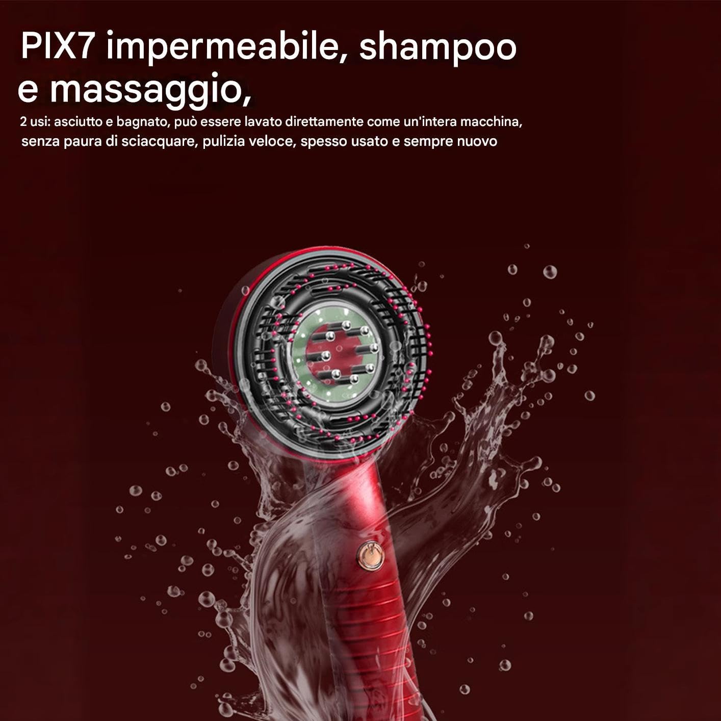 Massaggiatore Cuoio Capelluto Crescita Capelli Massaggiatore Testa