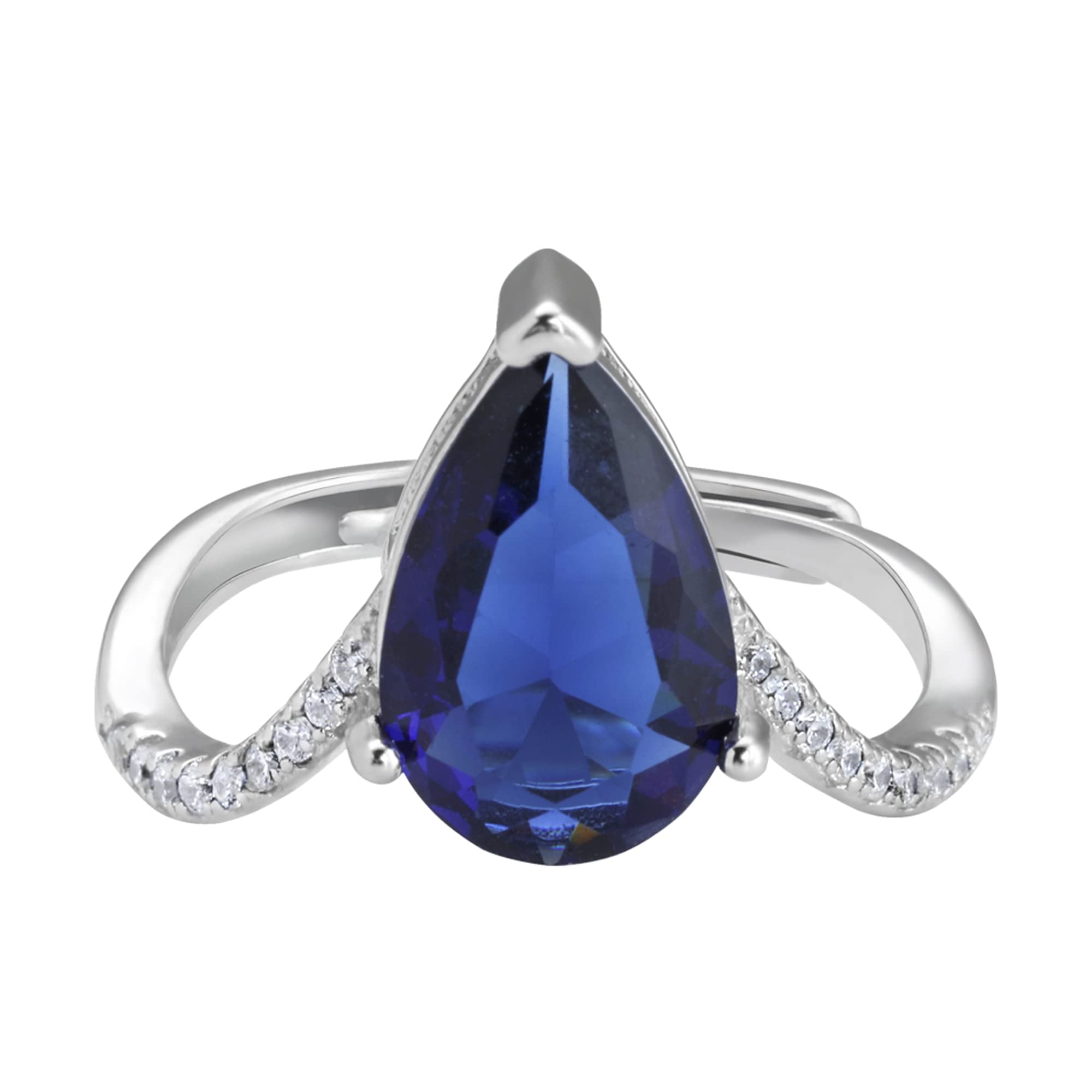 GIVA 925 Silver Midnight Blue Ring, Adjustable | Gifts for Women and Girls | With Certificate of Authenticity and 925 Stamp | 6 Month Warranty* (B0BBW7DM6W) Amazon Price History, Amazon Price Tracker