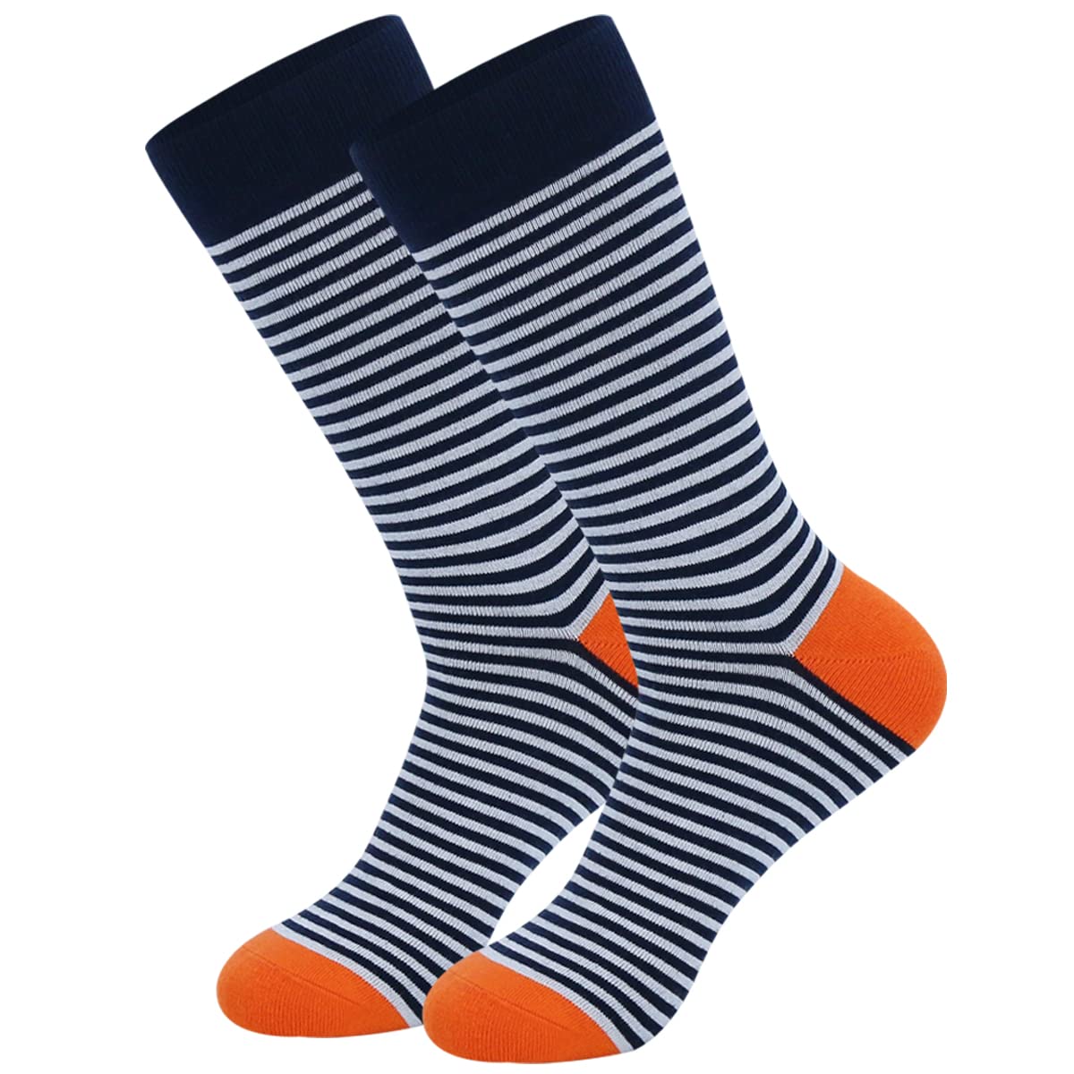 HHX YONLEE Calcetines de vestir 5/6/10 pares de calcetines de algodón colorido novedoso casual feliz divertido