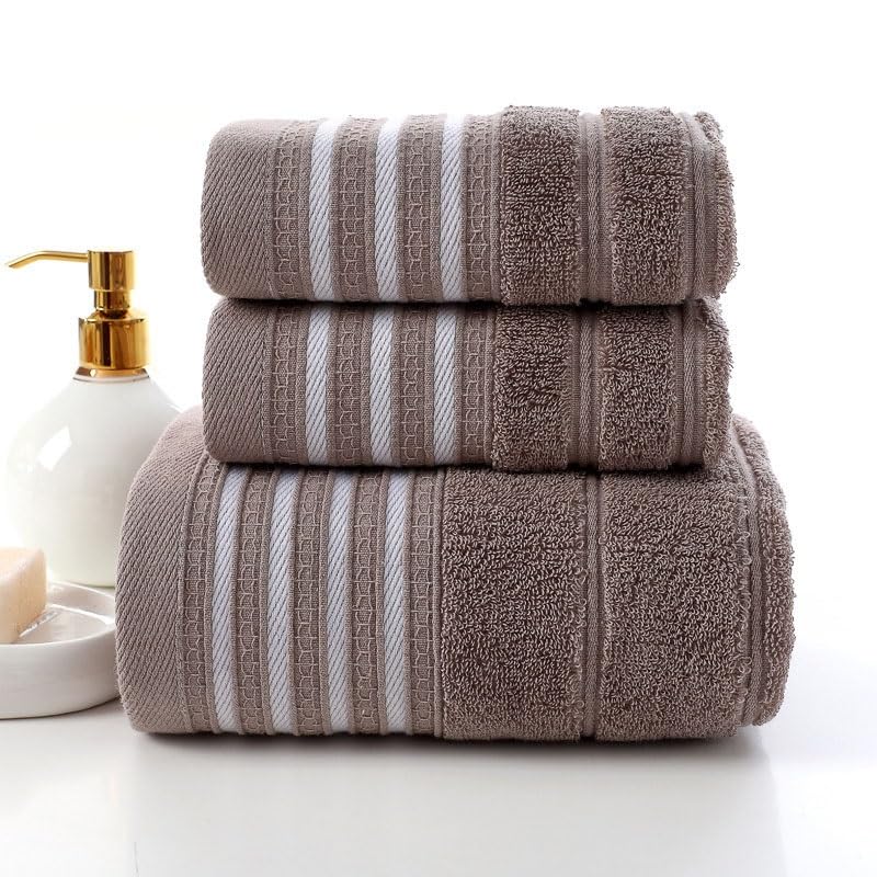 Juego de toallas de baño suaves que secan rápido set de 3 piezas