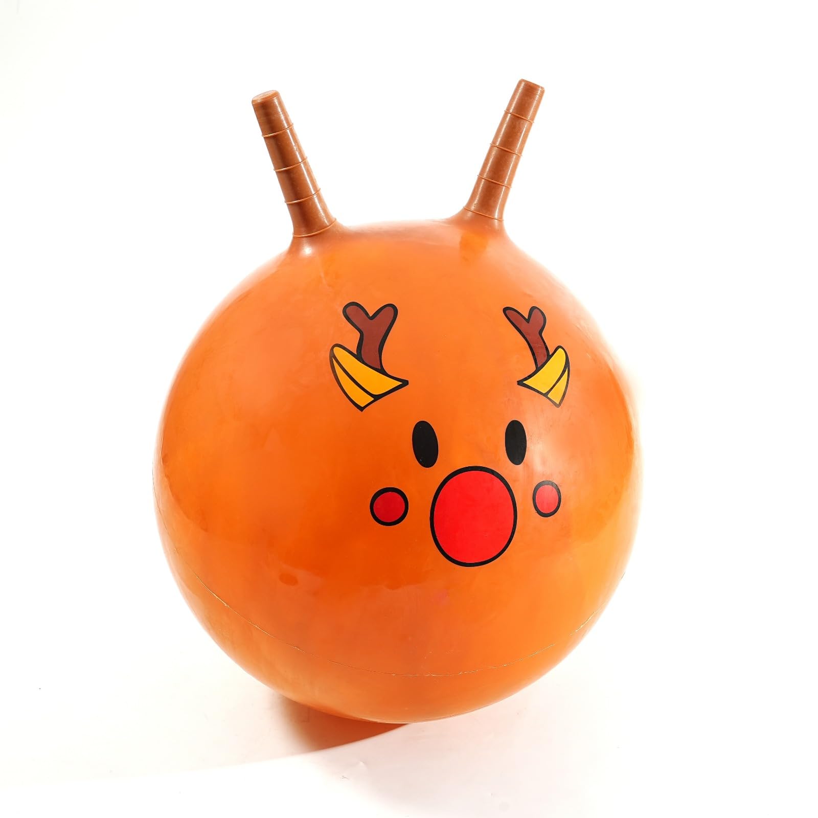 B4E Animal Space Hopper for Children, 40cm - Assorted Designs (Reindeer)