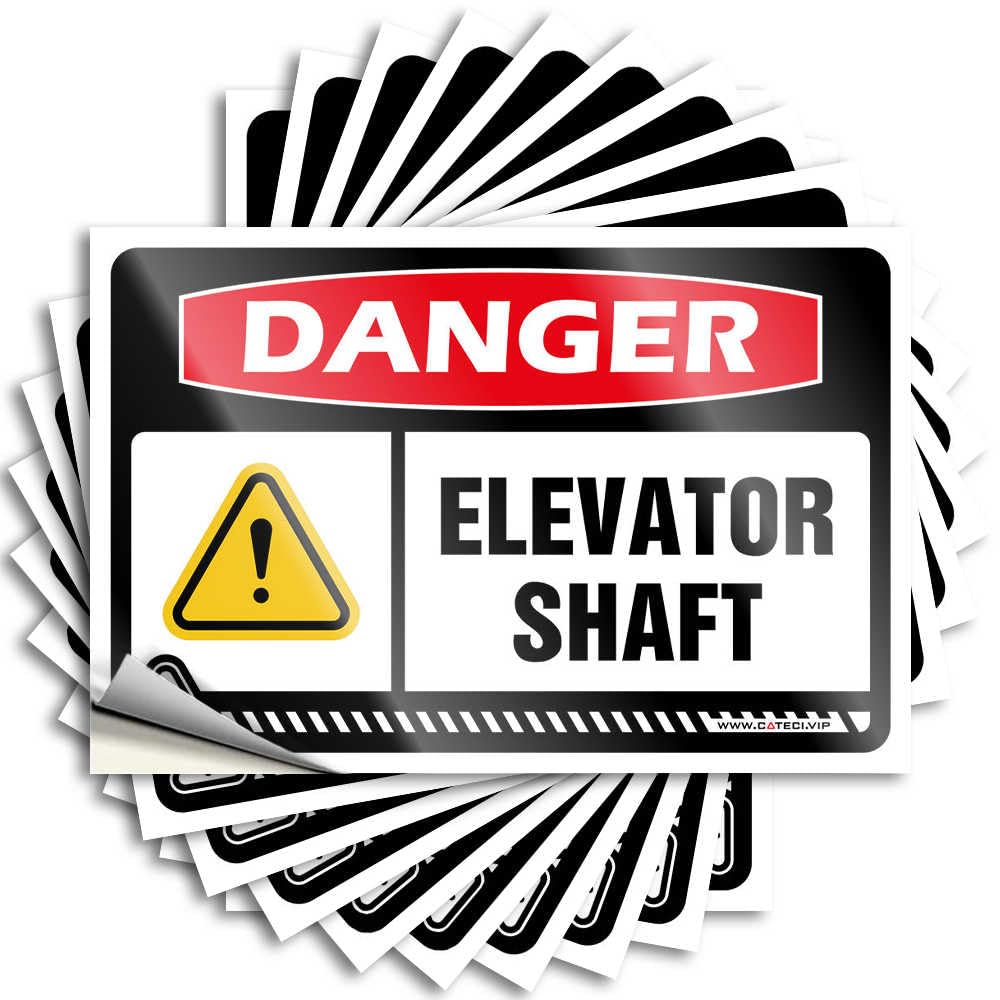 Saying Collection Spicy Danger Elevator Shaft for Surfing - Mens Bathroom Decor Easy Peel Removable(8X12CM)