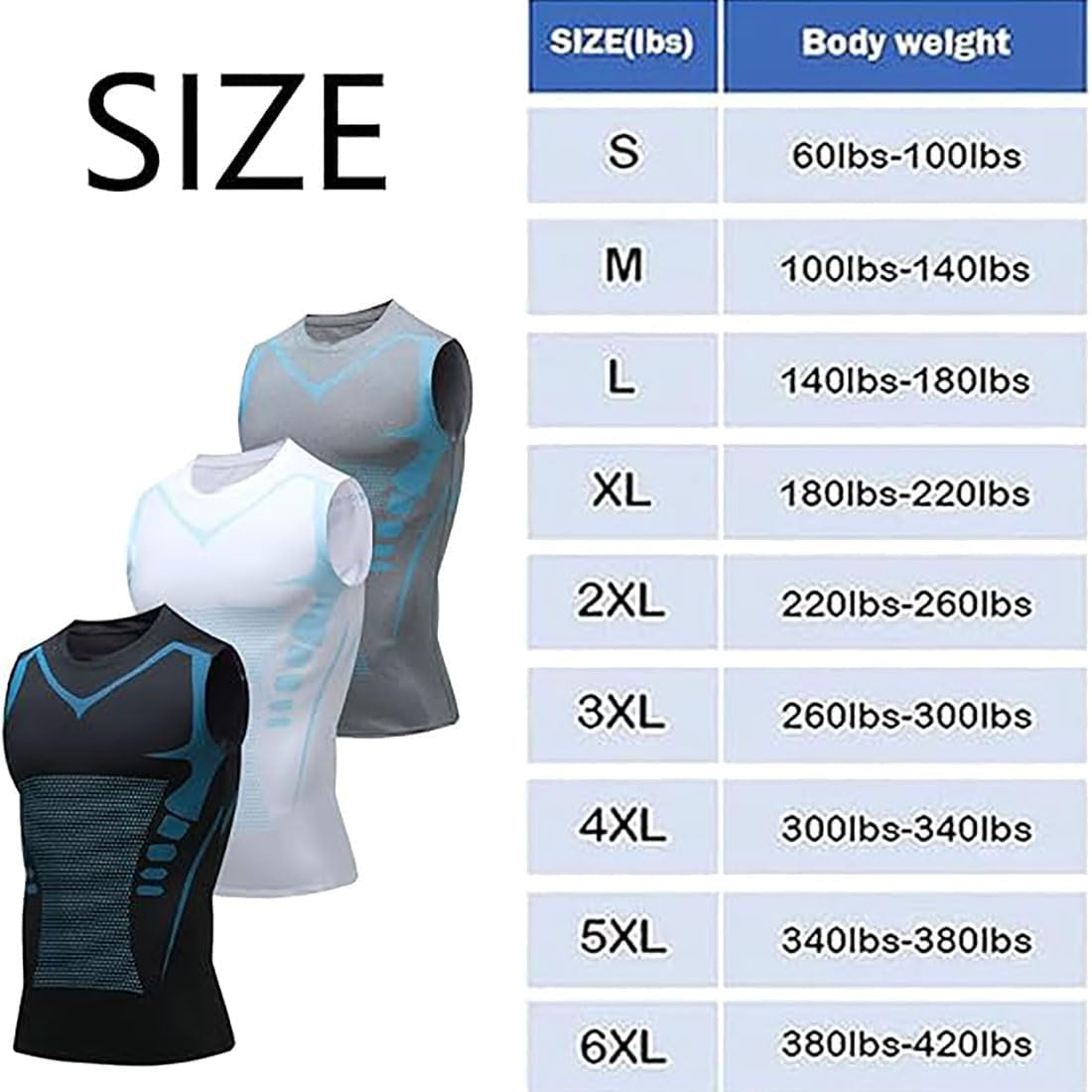 North Alpine - Gilet a compressione da uomo, traspirante, per corsa, palestra, allenamento