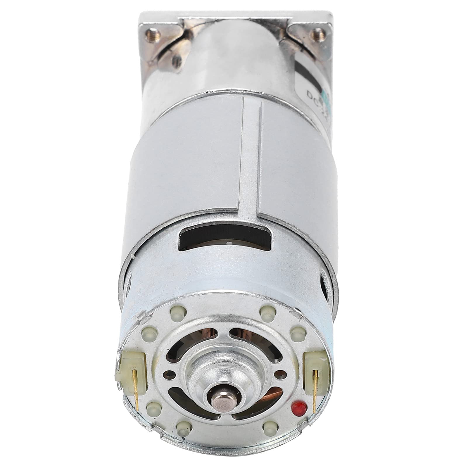 Cocoarm DC-Getriebemotor, Kupfer-Geschwindigkeitsreduzierungsmotor, 24 V, 300 U/min, CW CCW, Einstellbare Geschwindigkeit mit Metallzahnrädern und Halterung für Intelligente Türschlösser, (100 U/min)