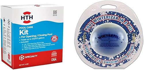 Miniatura 8 de HTH 91022 Kit de cuidado de piscina, suministros de apertura y cierre de piscina, 4 libras