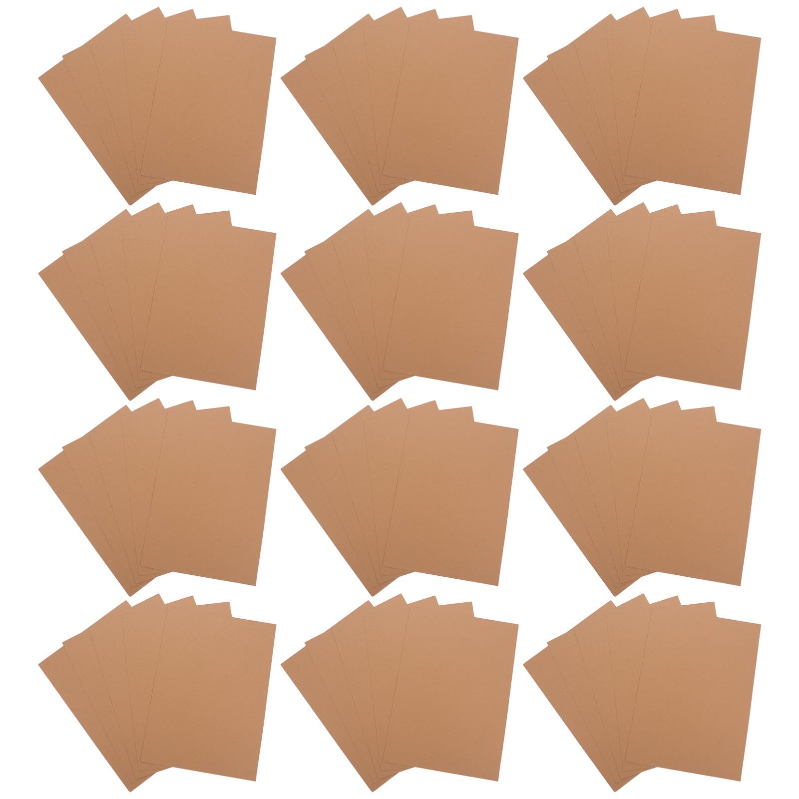 NUOBESTY Carta Kraft Khaki Formato A4 Spessa e Resistente, 120 Fogli per Scrapbooking e Lavoretti Scolastici, Carta Robusta che Non Si Arriccia Né Si Strappa