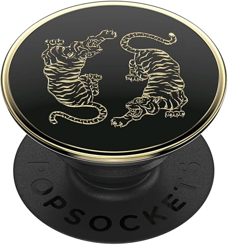 PopSockets Agarre para teléfono con soporte expansible, PopSockets para teléfono - Esmalte Le Tigre
