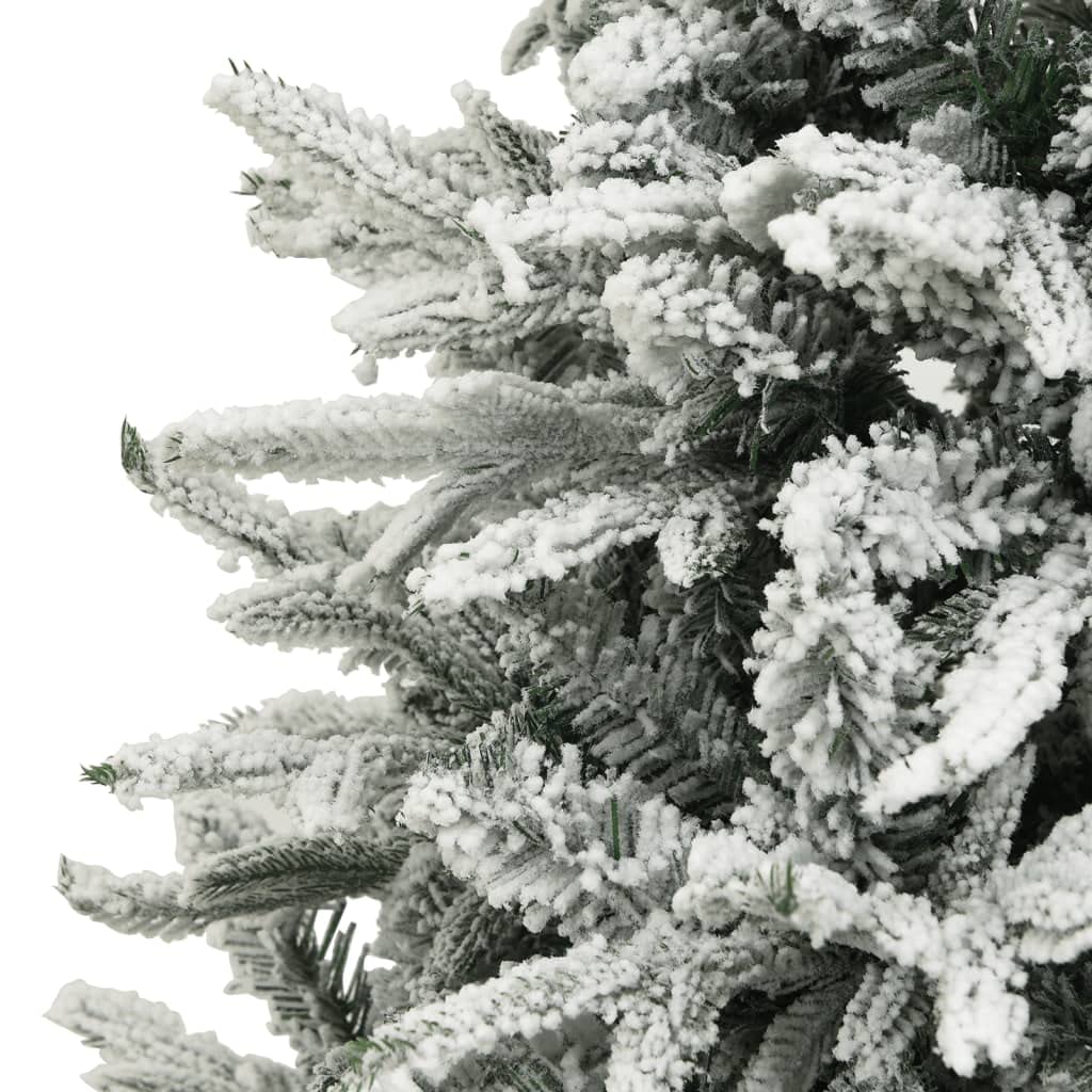 Árbol de Navidad artificial verde nevado 150 cm