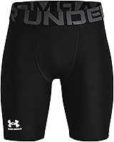 Under Armour Boys' HeatGear Armour Shorts - Ultra-Soft, Sweat-Wicking, Breathable Active Shorts for Young Athletes