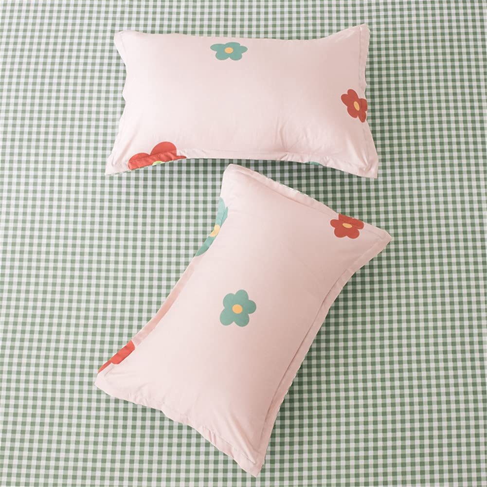 FANSU Set di Biancheria da Letto di 3D Fiori Set Copripiumino in Microfibra per Letto Singolo Matrimoniale King con Chiusura e Federa a Cerniera (200x200cm,Parigi Rosa