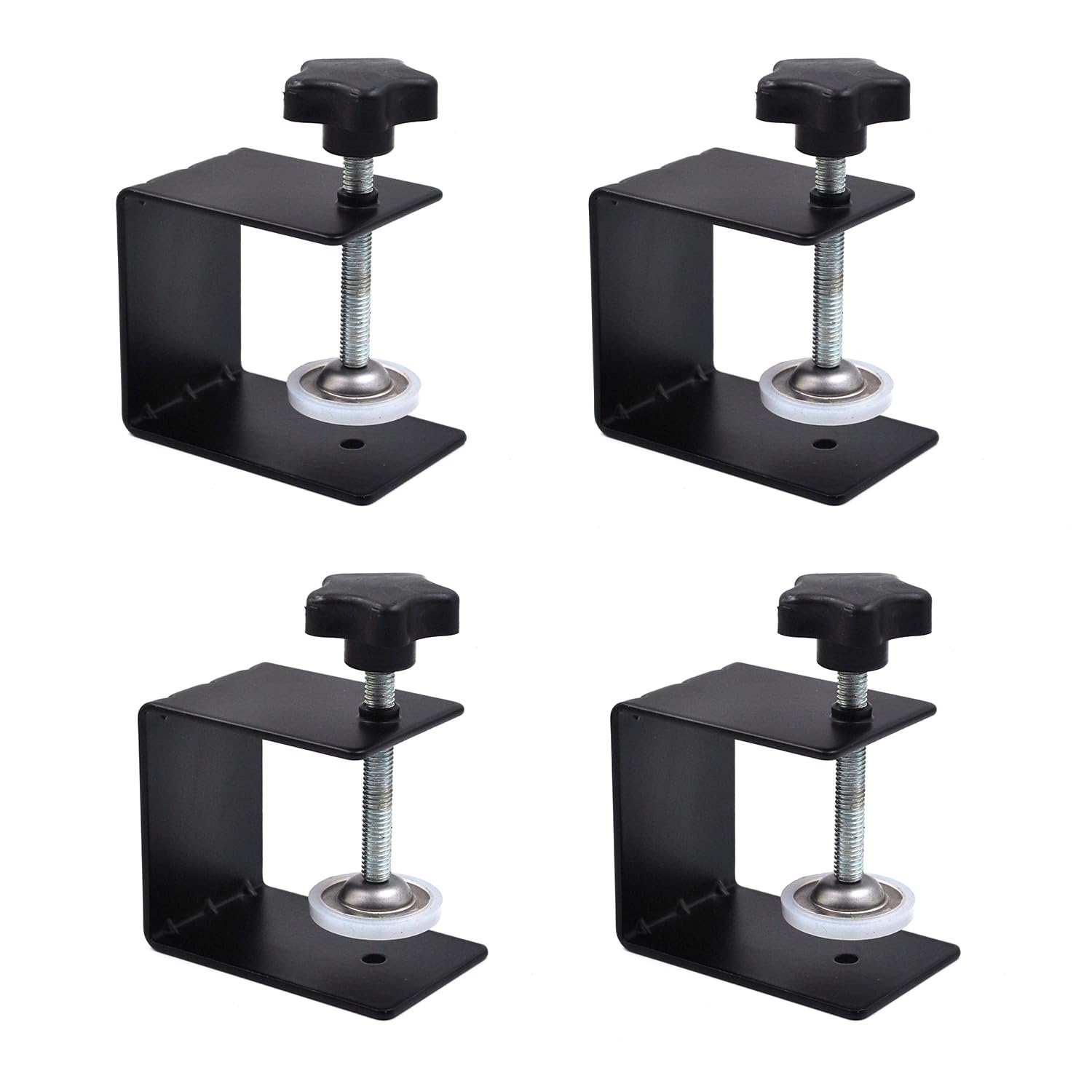 Zhupoub (4 pack) Drawer Fixing Clip Drawer Front Installation Clamps for Accurate and Fast Installation of Door Front Knobs Pulls Handles Flexible