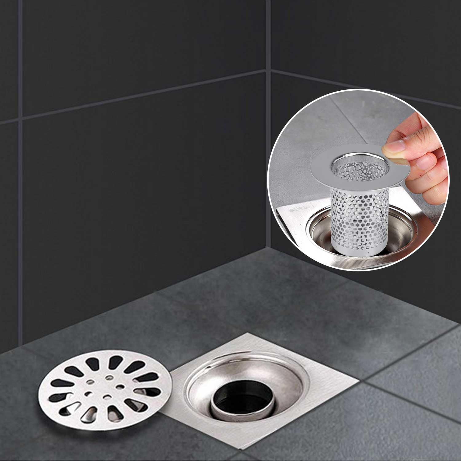 2 Filtri Lavandino Pop Up In Acciaio Inox Per Cucina E Bagno - Foto 2