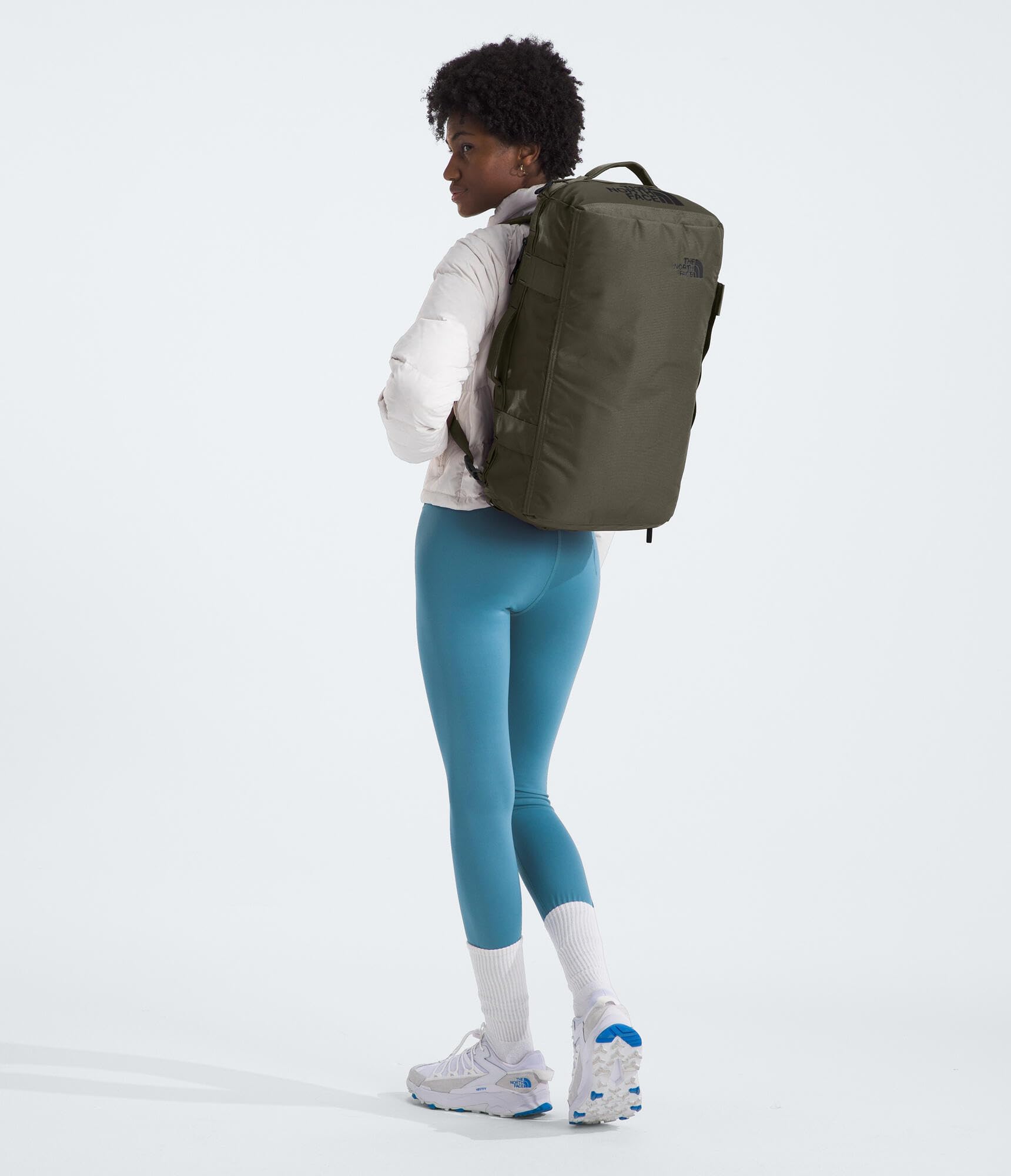 THE NORTH FACE Unisexe Base Camp Voyager 32L Duffel New Taupe Green/TNF Bla