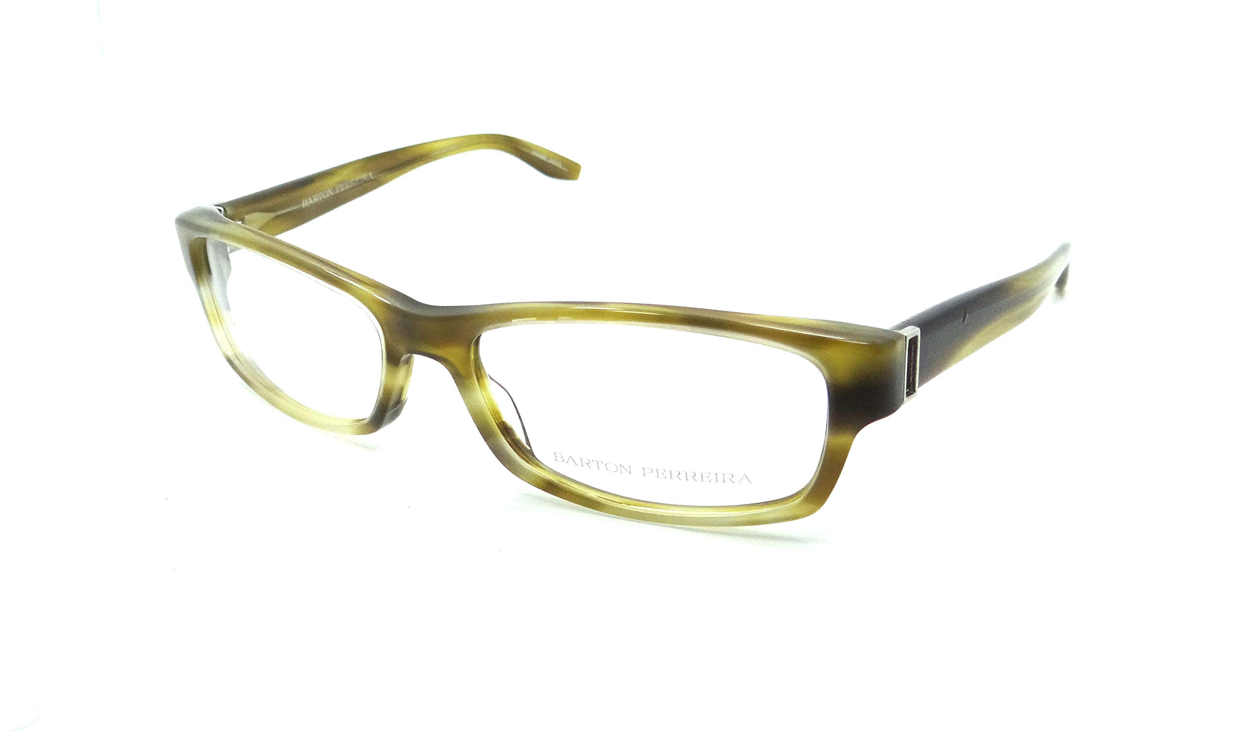 Barton Perreira The Associate Eyeglasses Frames 56-17-136 Smokey Olive Tortoise