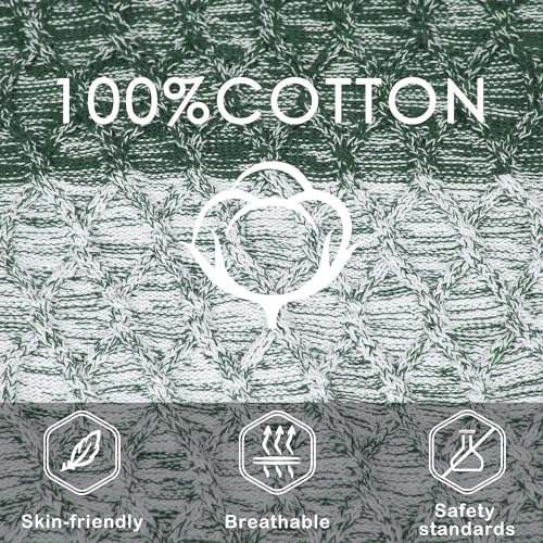 Image of BOBOYOYO Boys Sweaters 100% Cotton Cable Knit Kids Sweater Striped Pullover