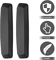 Vista 9 de 2 almohadillas ergonómicas para reposabrazos de silla de oficina, fundas de brazo de poliuretano para reemplazo de sillas de computadora
