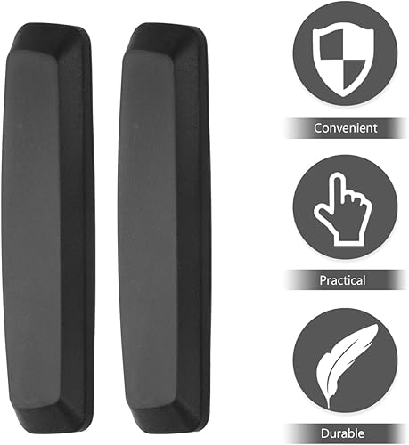 Miniatura 9 de 2 almohadillas ergonómicas para reposabrazos de silla de oficina, fundas de brazo de poliuretano para reemplazo de sillas de computadora para