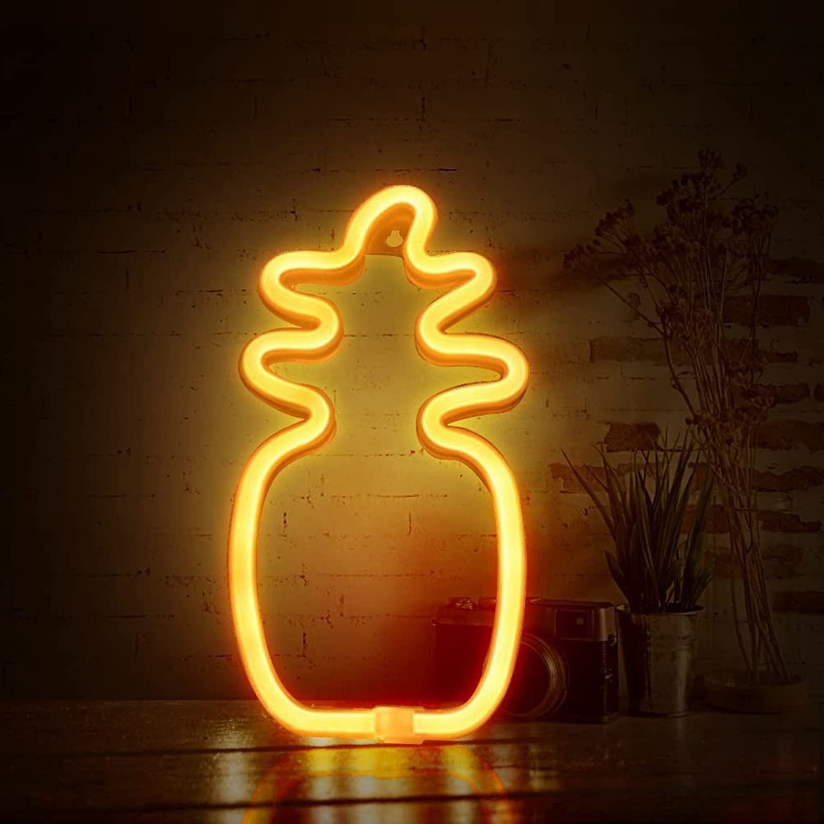 Insegne al Neon all'ananas per la decorazione della parete di