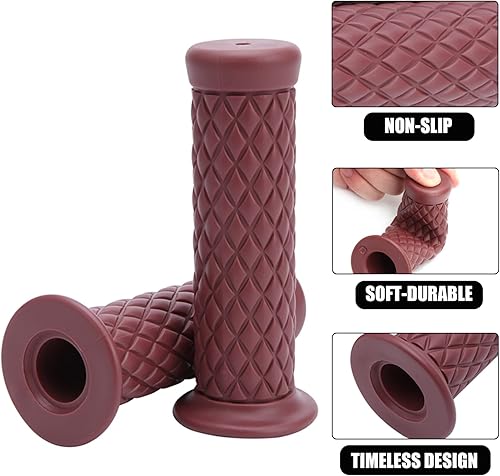 Miniatura 3 de JMTBNO Agarres para motocicleta con barra de goma de 78 pulgadas, 0.866in, 0.945in, agarre cómodo para manillar de mano para motocicleta