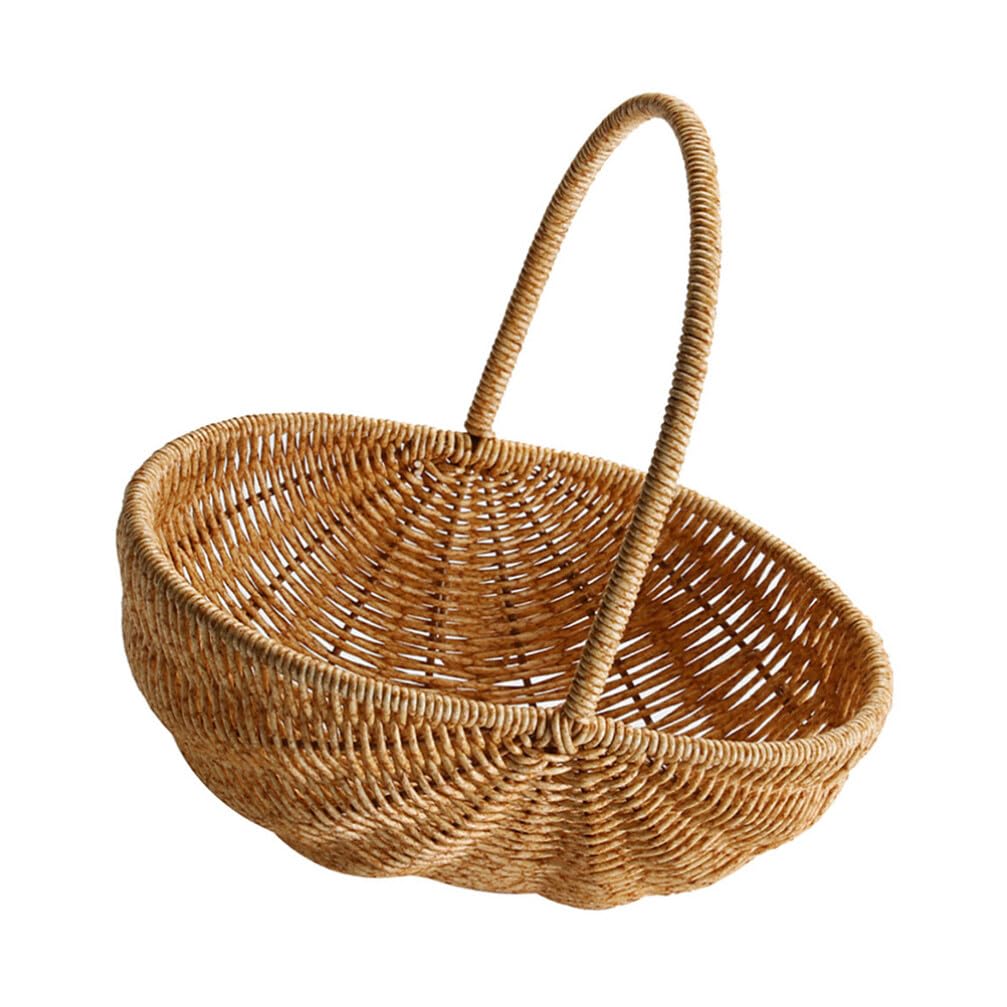 Panier de guidon de vélo de style Nantucket vintage, base en bois