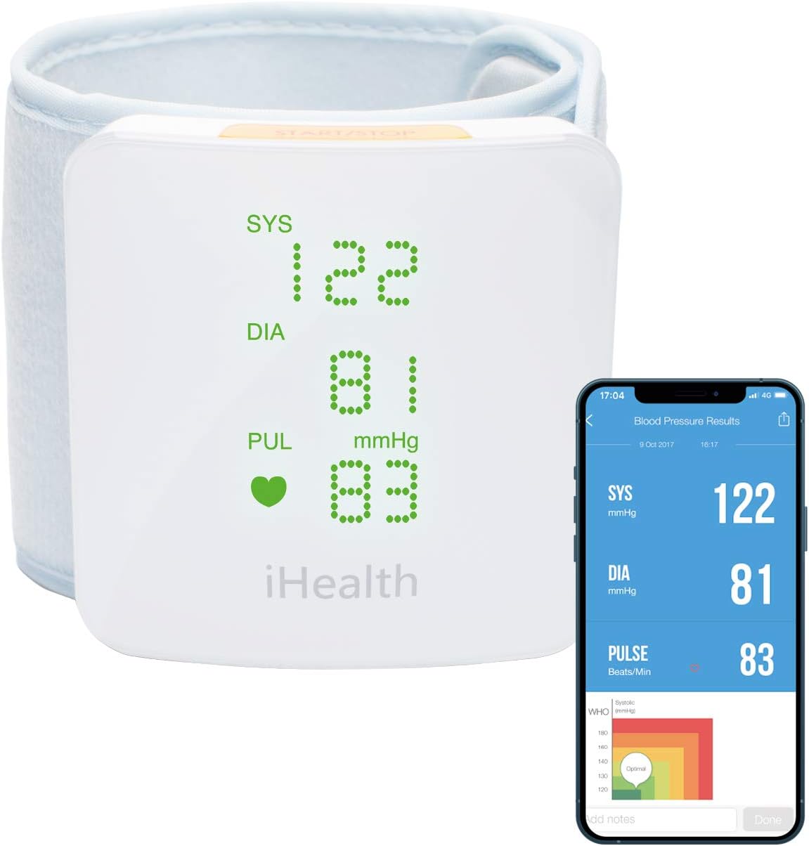 iHealth VIEW Blood Pressure Monitor