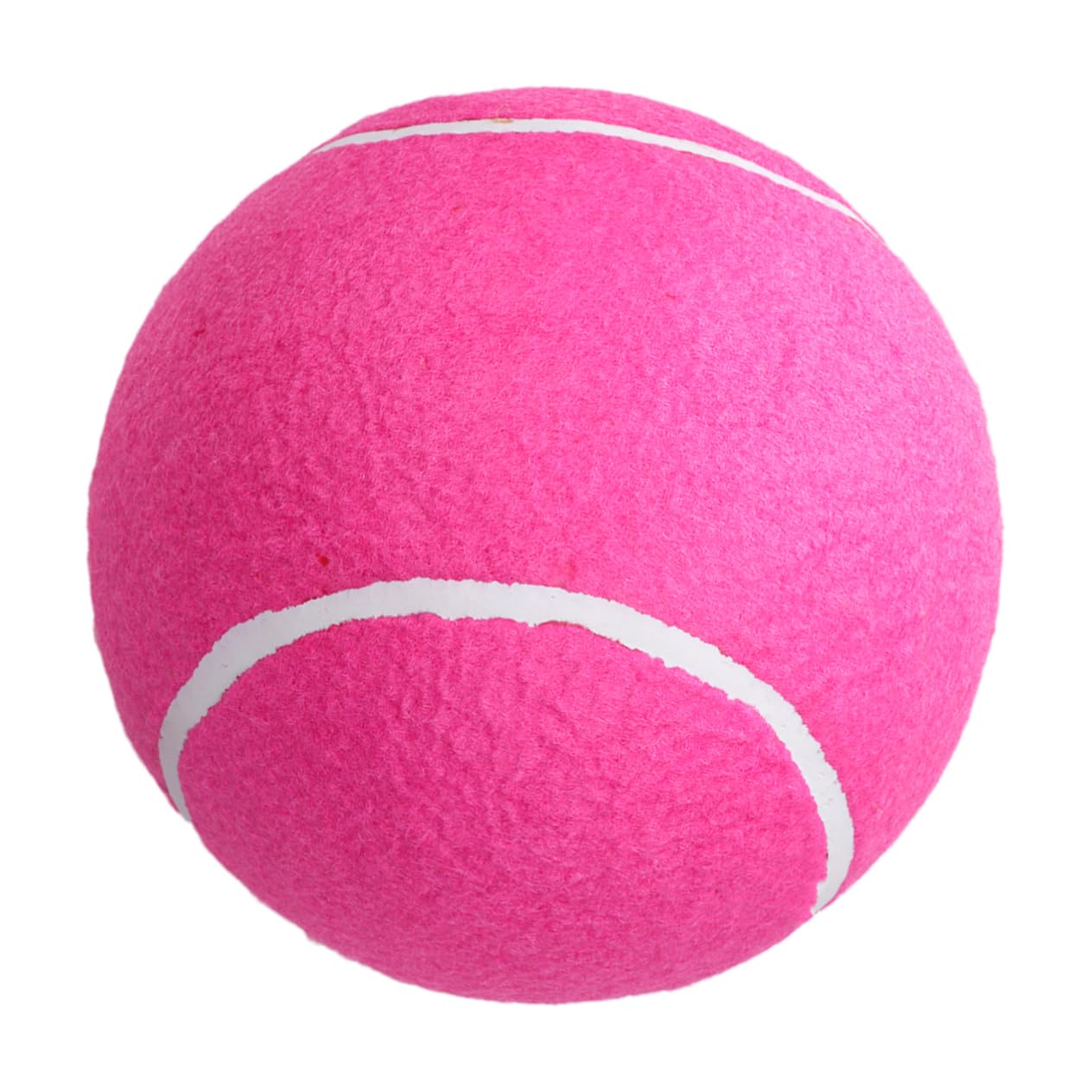 VANZACK Large Tennis Ball for Children 8 Inches Inflatable Rubber Ball Soft Flannel Surface for Tennis Practice