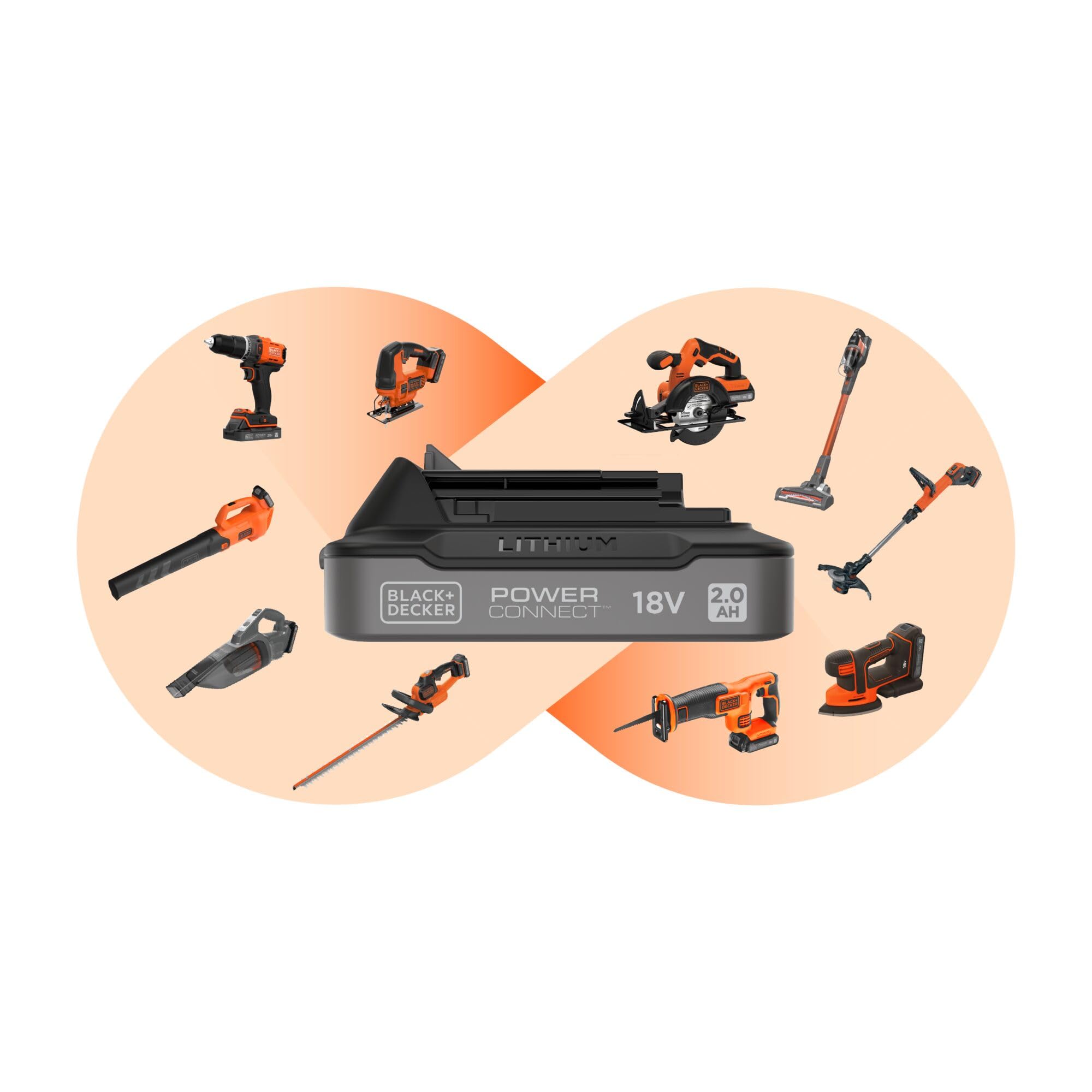 Image secondaire de Chargeur BLACK+DECKER 18V avec Batterie Lithium-ion 1,5 Ah