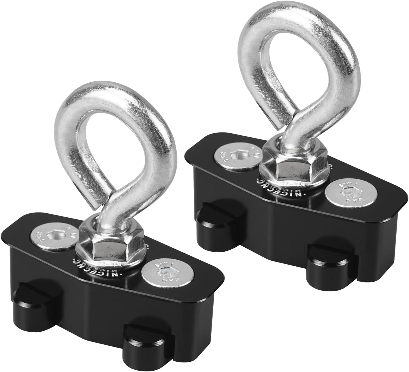 NICECNC 2PCS Lock Tie Down Anchors Aluminum Compatible with Can Am X3 2017-2020, X3 R 2018-2019, X3 RR XDS 2021, X3 900 DPS HO 2018, Match Part# 715006590, See Fitments