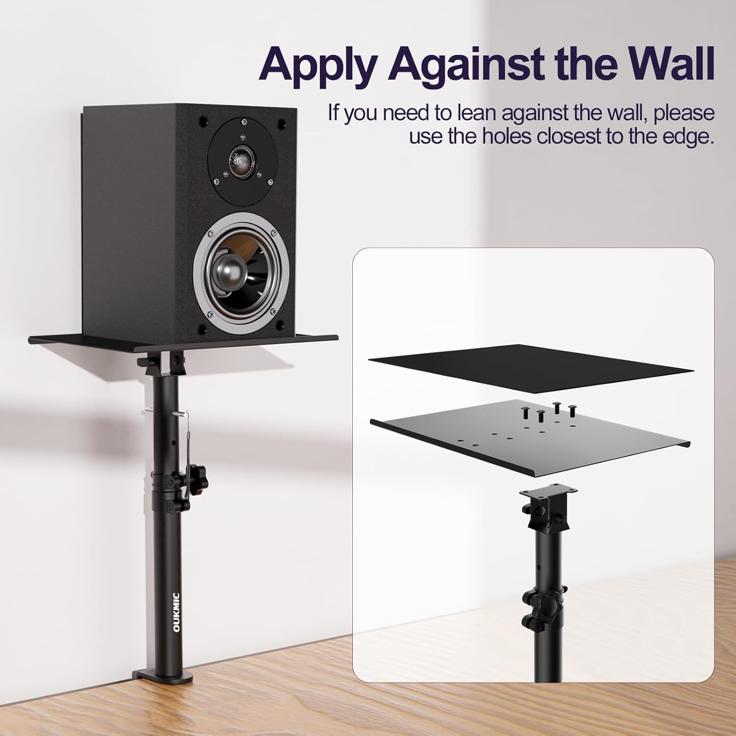 Clamp On Desktop Speaker Stand Holder Pair, Heavy Pakistan Ubuy