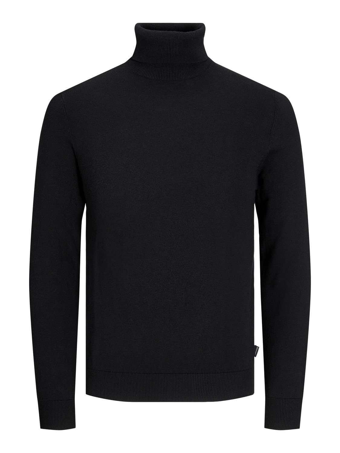Jack & Jones NOS Men's Jjeemil Knit Roll Neck Noos Turtleneck, Black (Black Black), Medium