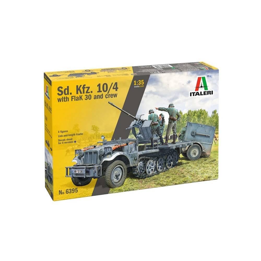 Italeri - I6395 - Maquette - Chars d'assaut - SD KFZ 10/4 avec Flak 30 - Echelle 1:35