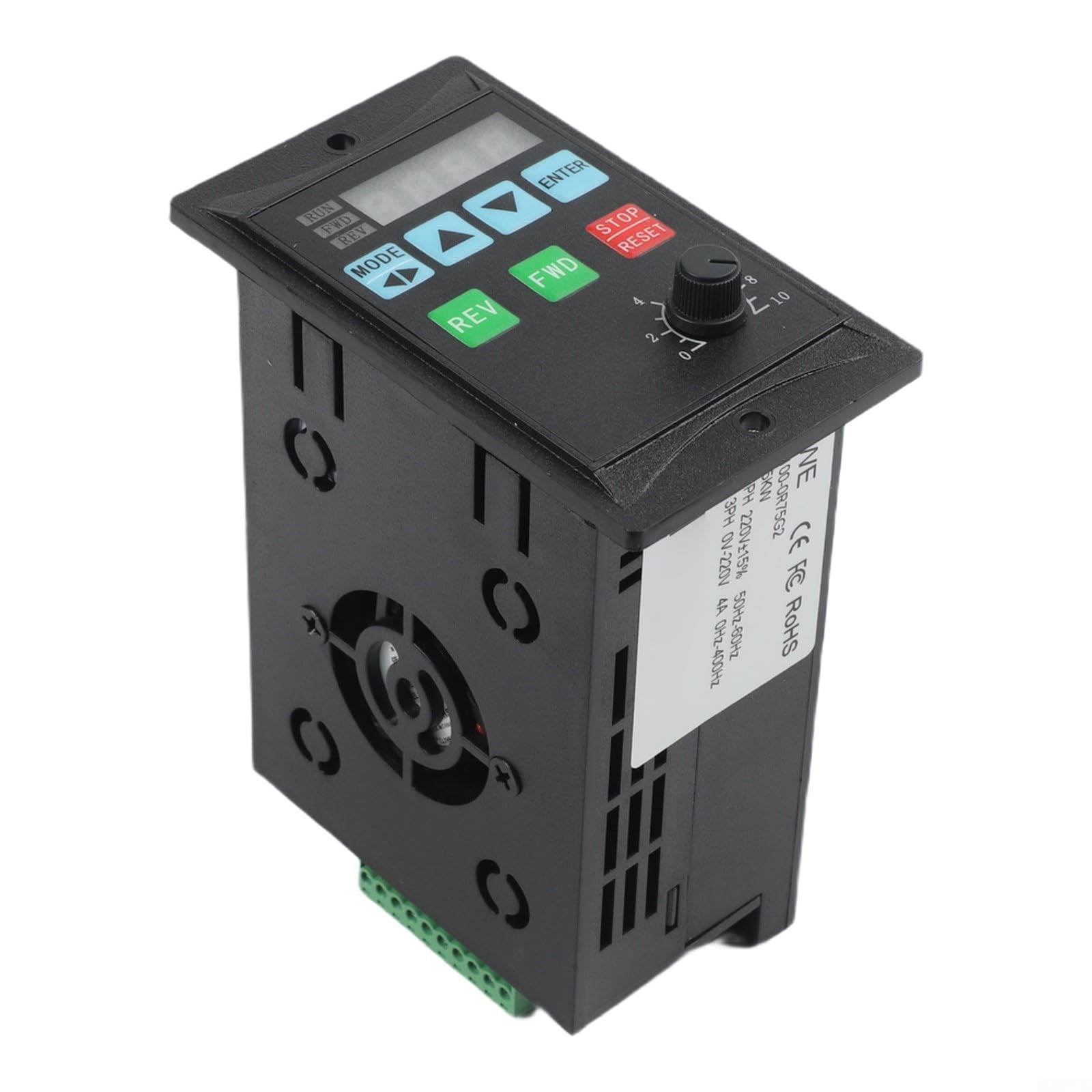 Inversor de frecuencia de 750 W, 220 V, entrada de 1 fase