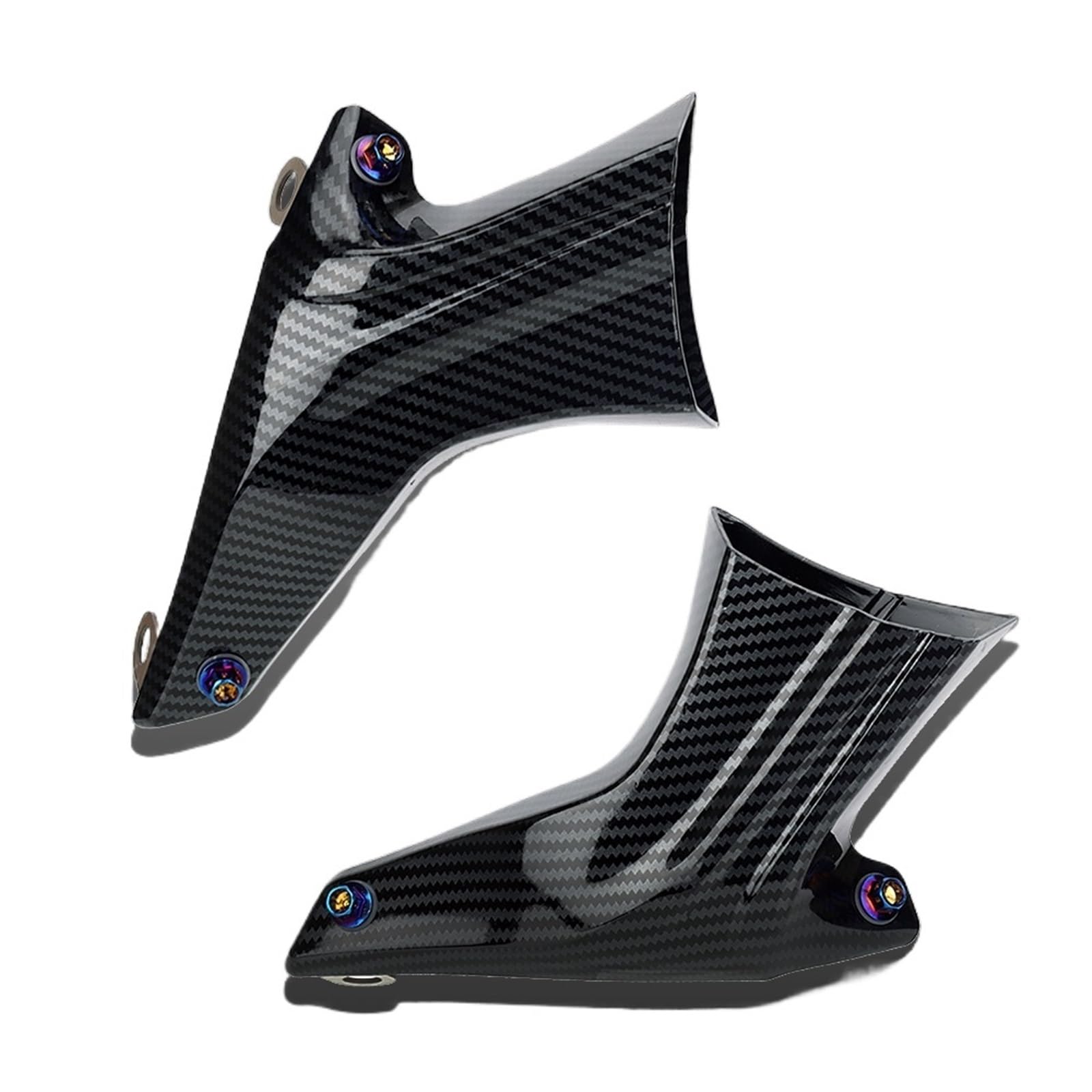 Condotti Aria Raffreddamento Pinza Adatto per Kawasaki Z750R Z900SE Z900RS Z1000 Z1000R Z H2 Z1000SX ZH2 ABS SE Cafe Pinza Freno Condotto di Raffreddamento dell'Aria(Style-3)