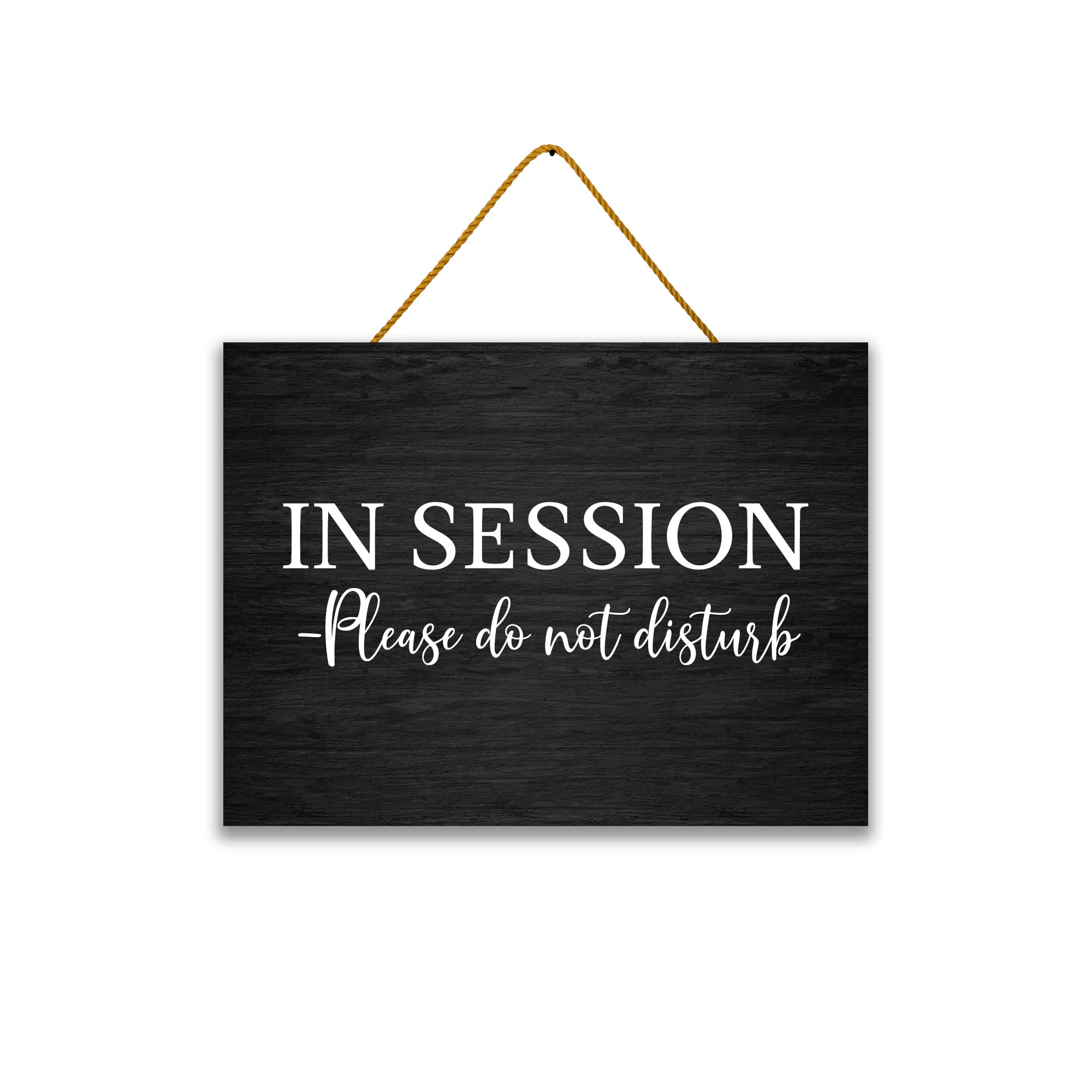 Amazon.com : In Session Sign In Session Wood Sign In Session Door Sign Wood  Custom Sign Wall Door Hanger Handmade Sign Door Sign Do Not Disturb 7X5.5  inch : Home & Kitchen