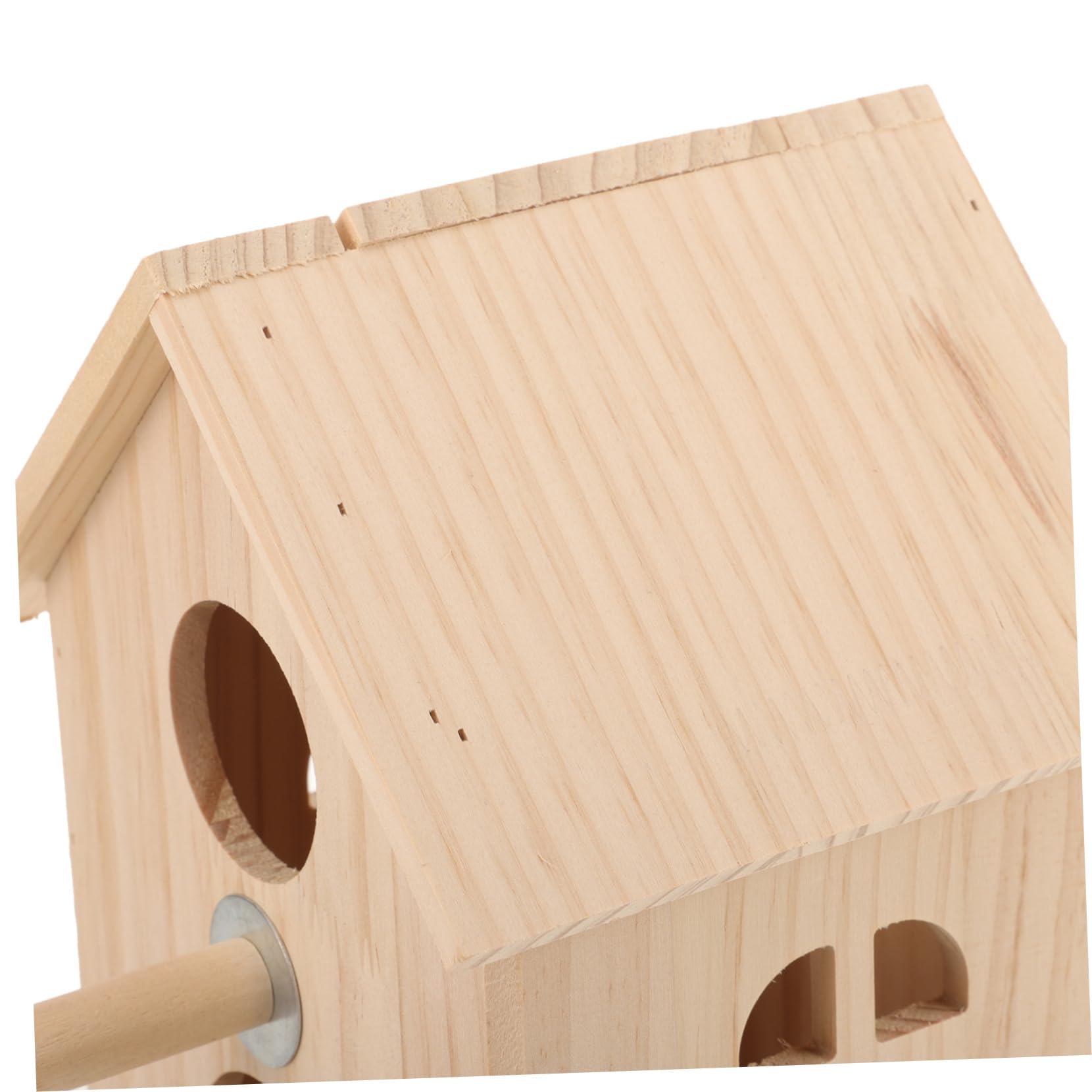 Yardwe Nido per Uccelli Legno Scatola di Allevamento per Piccoli Uccelli Casa Appesa per Nido di Cocorite e Pappagalli Decorazione per Giardino e Balcone Facile da Pulire e Sicura