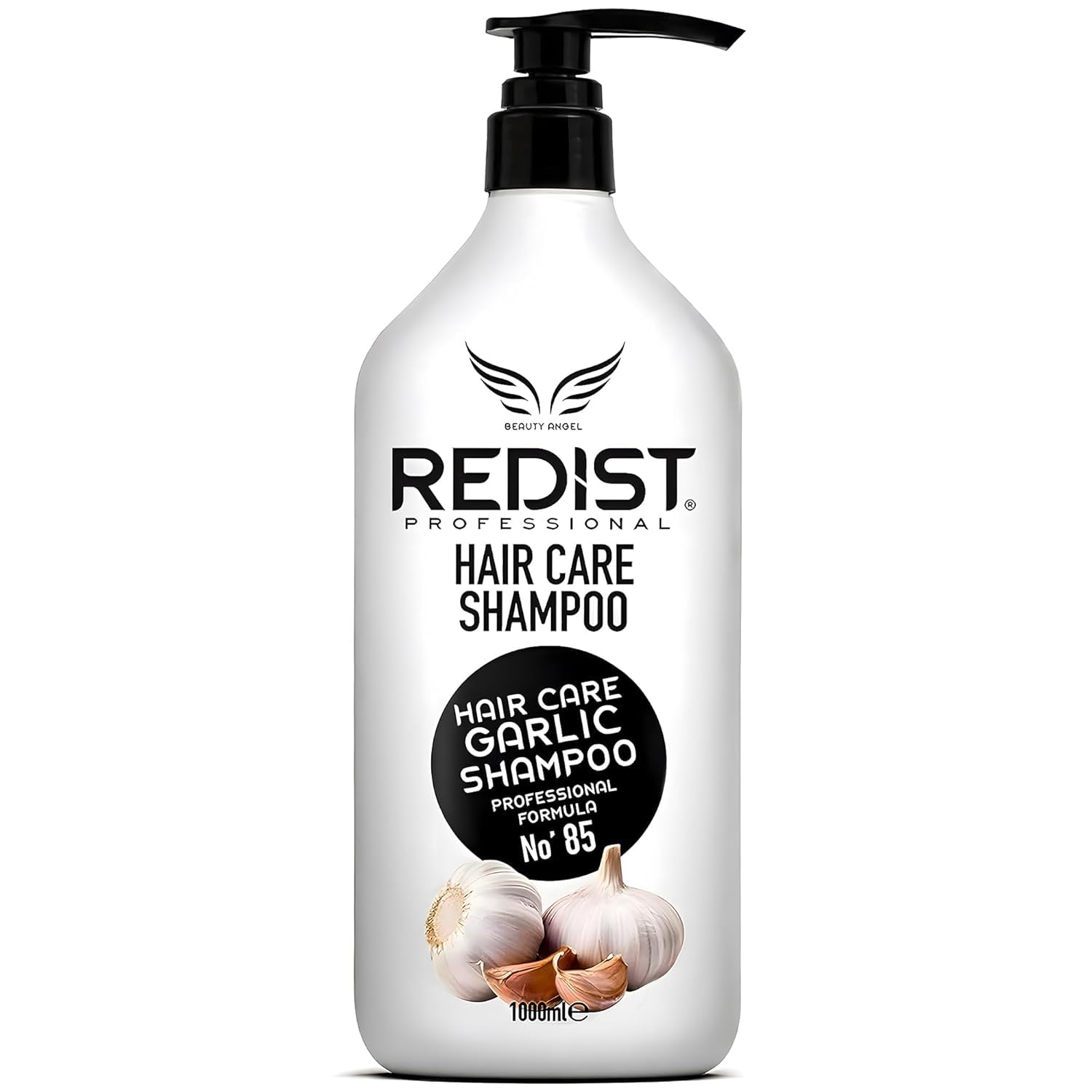 Redist Set de cuidado del cabello con ajo – Champú 1000 ml + Mascarilla 475 ml + 2 Fase Acondicionador 400 ml Milk & Honey | Fórmula anticaída y fortalecimiento | Para cabello seco y dañado