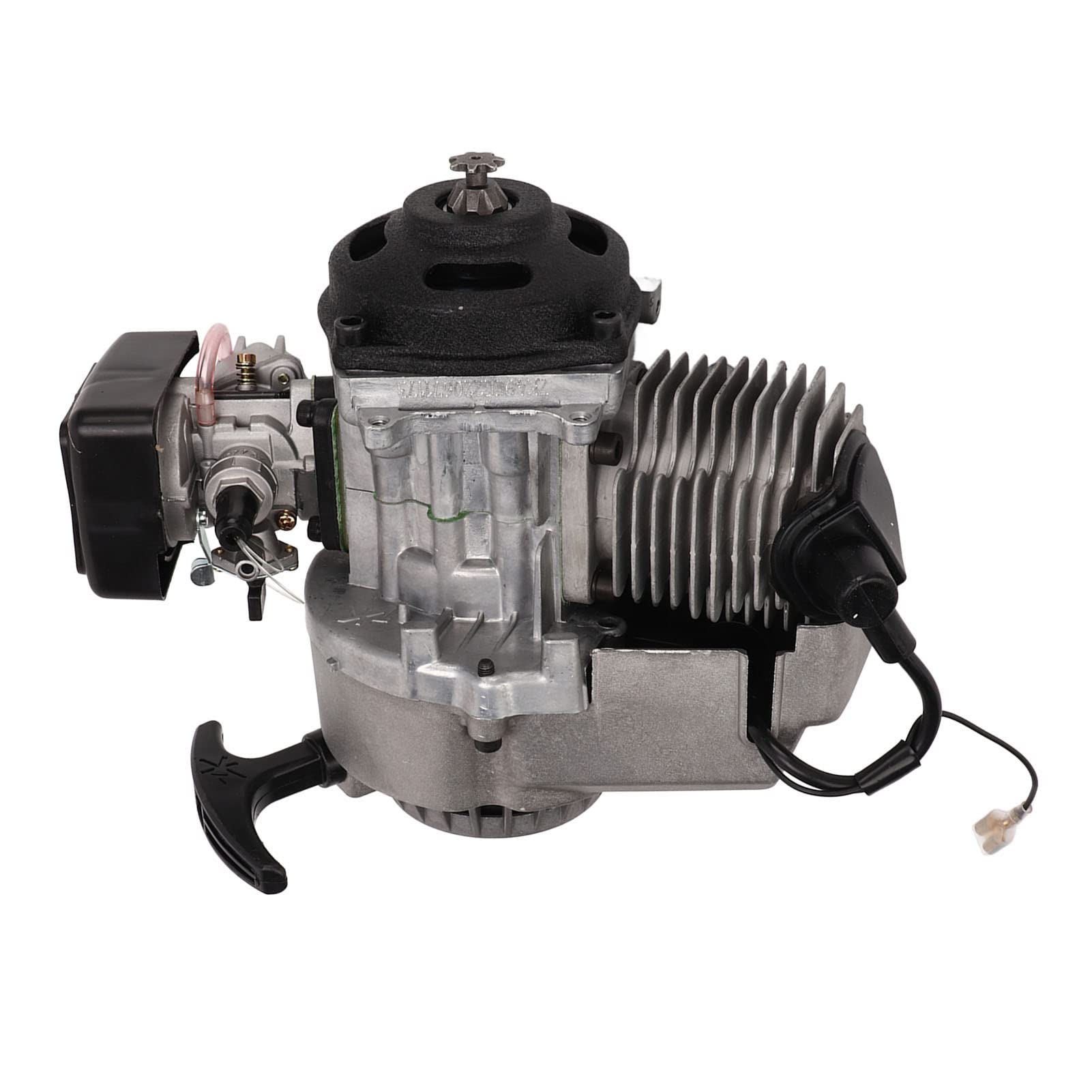 Kadimendium Moteur de Moteur à démarrage par Traction, Performance Stable, fabriqué par des Professionnels, résistant à l'usure, Haute efficacité, Moteur 49 2 Temps pour Mini Dirt Pit Bike