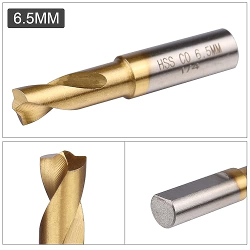 Miniatura 3 de Wolfride 3PCS Soldadura por puntos Brocas Herramienta de eliminación de soldadura por puntos 6.5MM 8MM 10MM