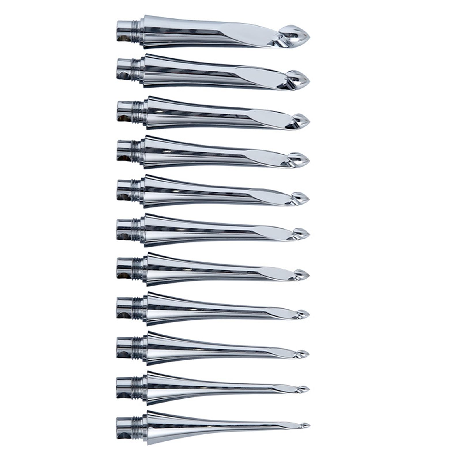 Aguja de ganchillo tunecina con 11 piezas de punta intercambiable, agarre ergonómico, herramienta de tejer de 3,5 mm a 10 mm, juego de agujas de ganchillo tunecinas intercambiables