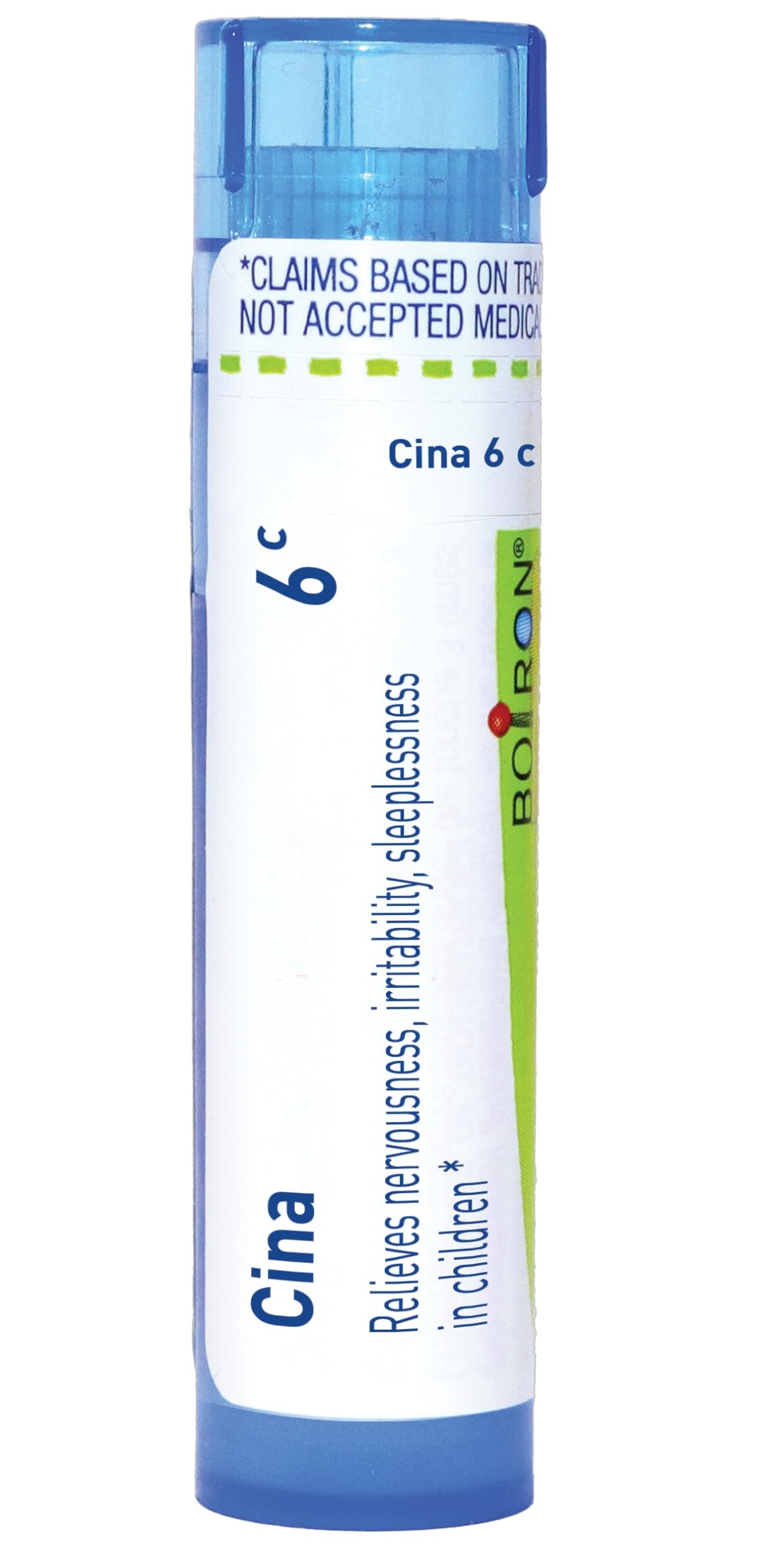 Boiron Cina 6C Homeopathic Medicine for Nervousness Irritability & Sleeplessness in Children - 80 Pellets