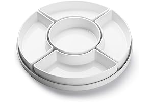 Sweese Porcelain Divided Serving Dishes: Relish Trays for Memorable Gatherings