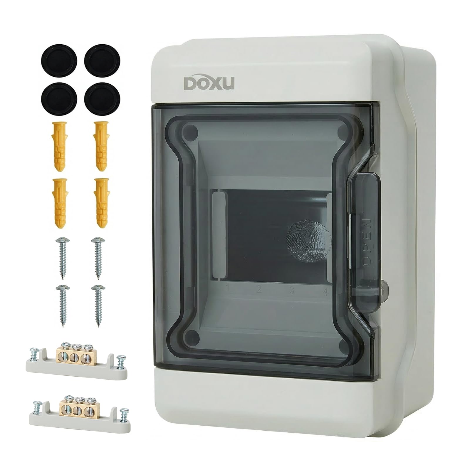 DOXU IP66 Electrical Box - 4 Circuit Protection -1