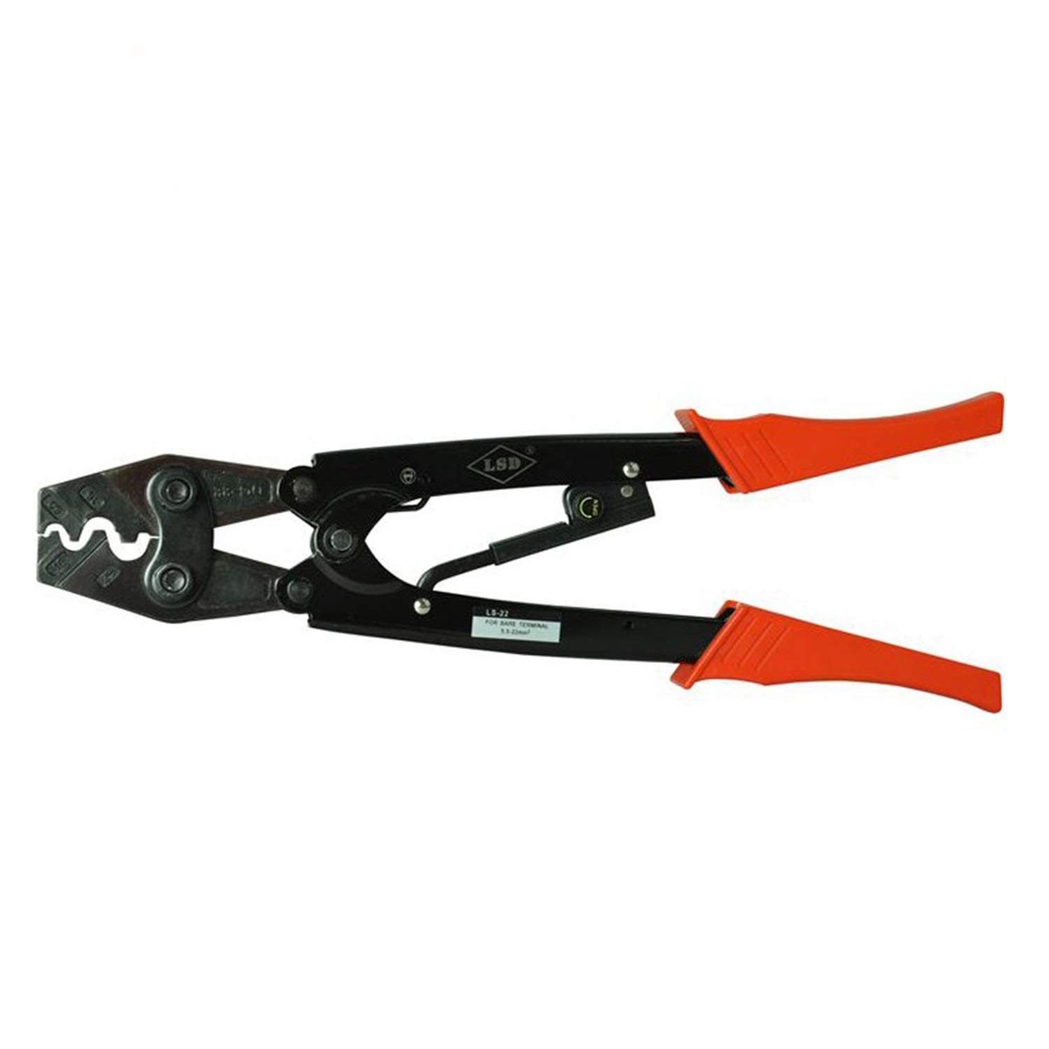 Wire Stripper Heavy Duty Crimping Pliers，5.5-25mm² Cable Lugs Crimp Tool