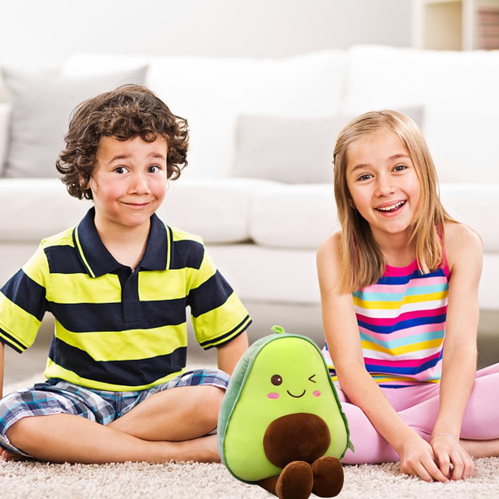 Peluche Avocat 45 Cm – Le Doudou Kawaii Et Rigolo à Câliner !