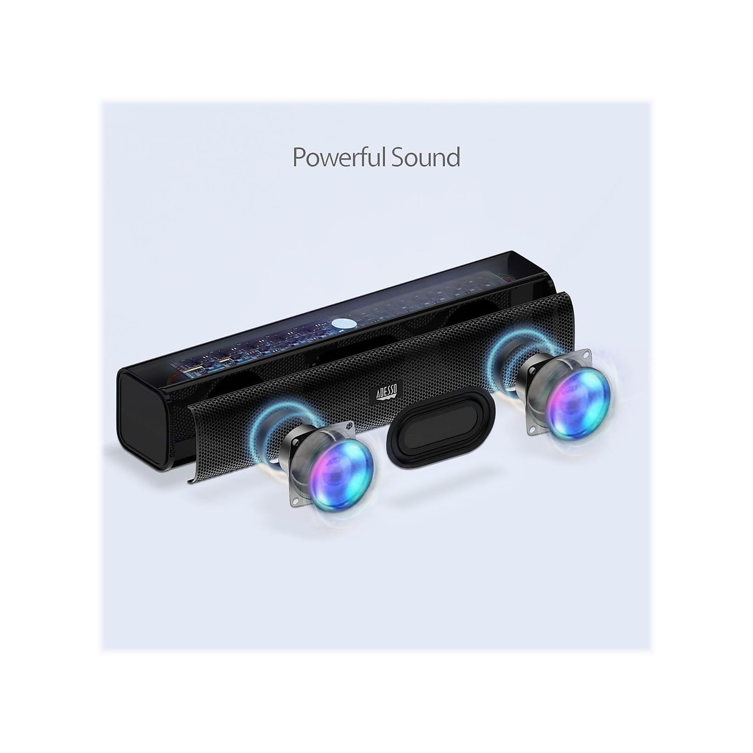 Adesso Xtream S5 USB Sound Bar Speaker per PC Desktop 5W x 2