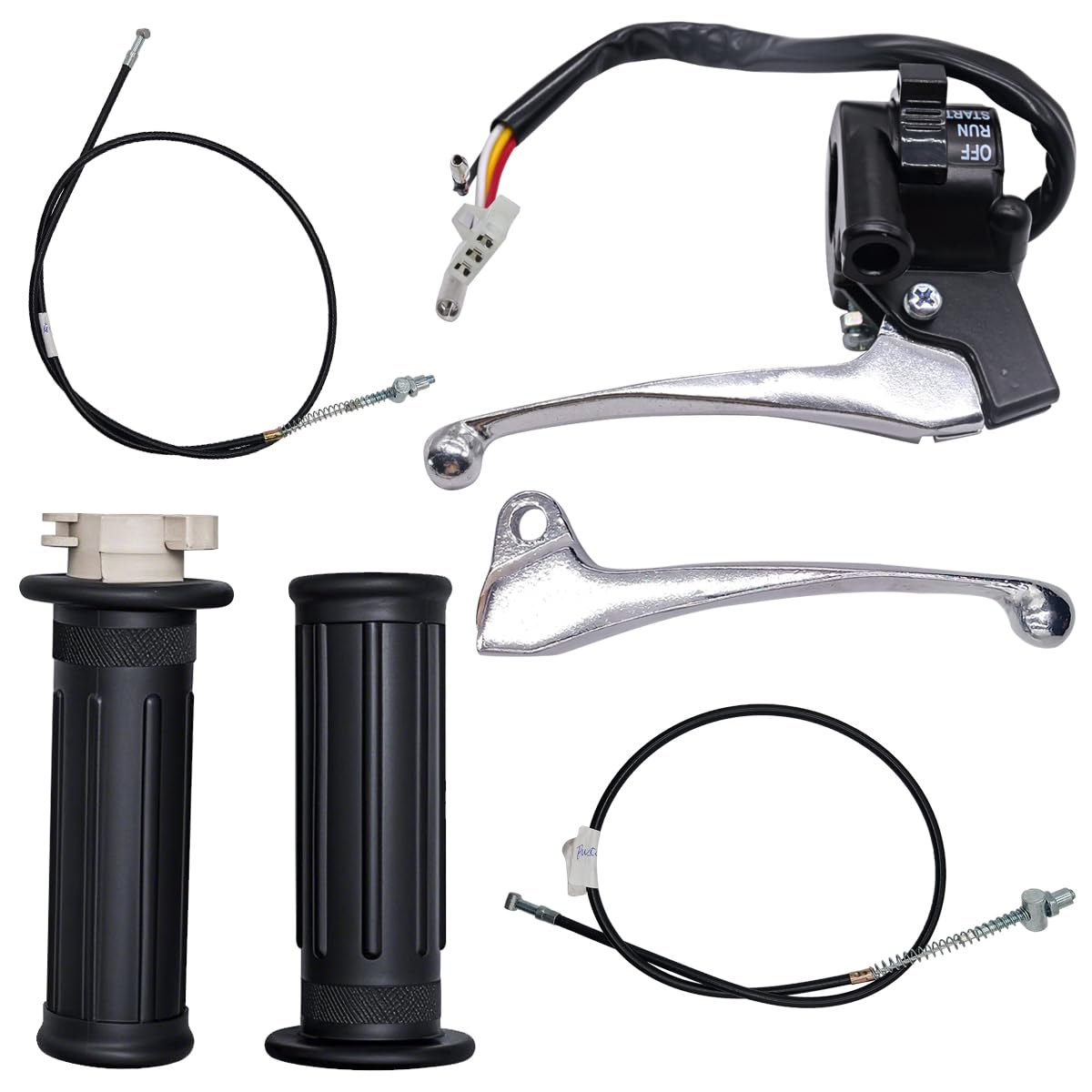 バーター Amazon.com: JDLLONG PW50 Left Right Brake Lever Throttle Housing